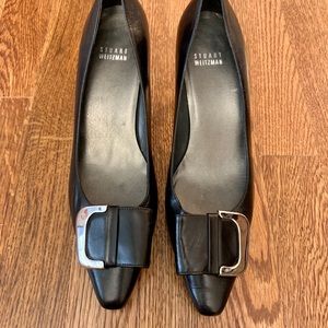 STUART WEITZMAN black heels. Classic style.